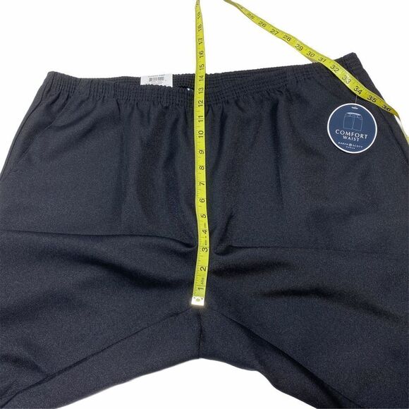 Karen Scott Black Elastic Waist Pull-on Pants 2x - Picture 7 of 12